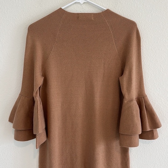 Anthropologie Claudette Ruffled Sweater Dress - Picture 7 of 9